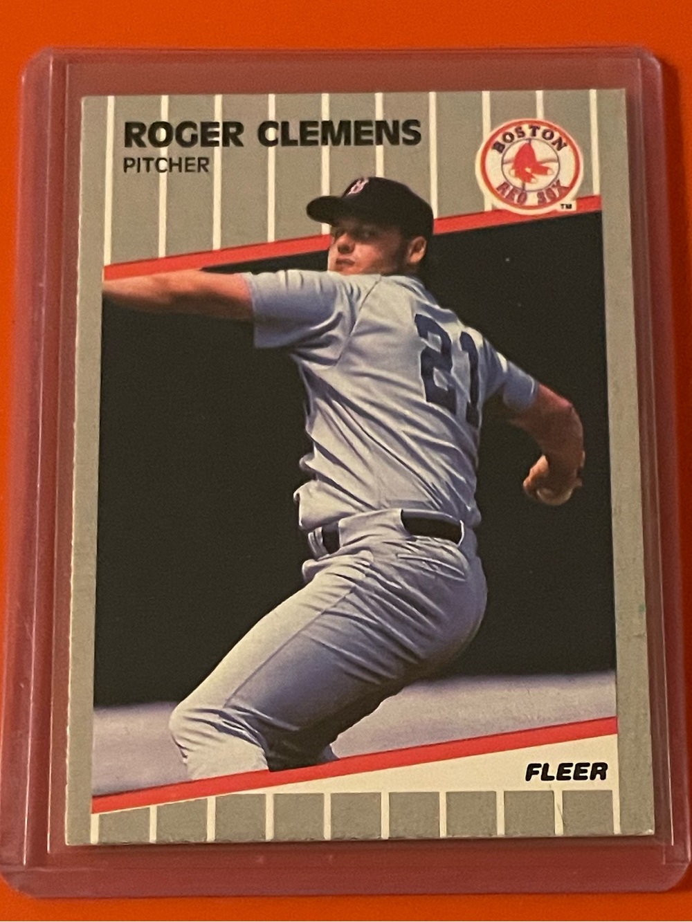 Roger Clemens #85 1989 Fleer Baseball Trading Card